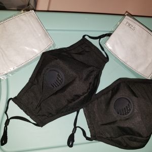 Adult mask with 2-free CDC approved filters